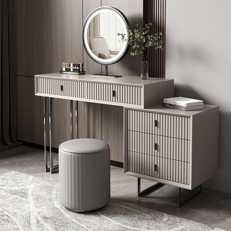 Cosmetic Stool Nordic Dressing Table Stool Light Luxury Makeup Chair Bedroom Sofa Shoe Changing Footstool Modern Dressing Round Stool